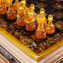 Шахматный ларец с фигурами из янтаря, фотография 4. Интернет-магазин ЛАВКА ПОДАРКОВ